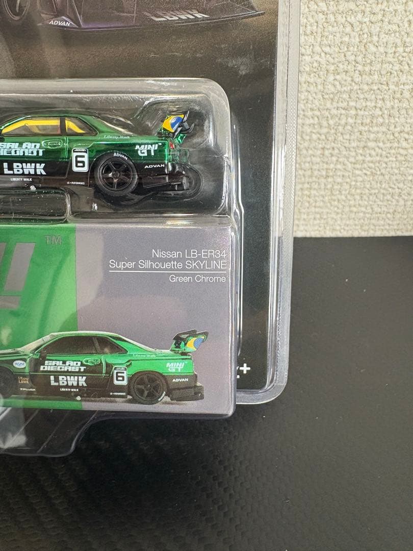 ミニカー MINI GT NISSAN LB-ER34BRAZIL CONVENTION