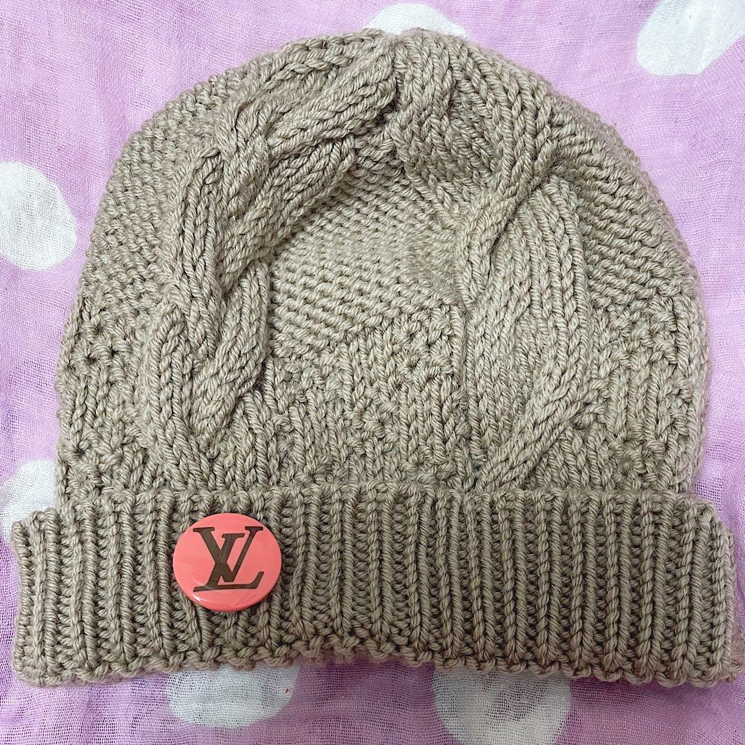 LOUIS VUITTON ルイ・ヴィトン ポネコンスタンス ニット帽 ベージュ