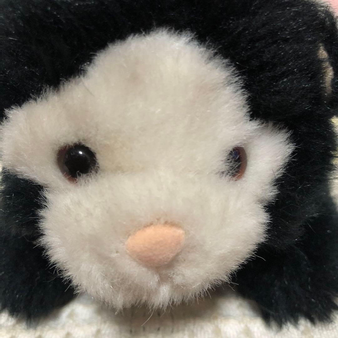 モンスイユ　黒猫　ぬいぐるみ　日本製　中古品
