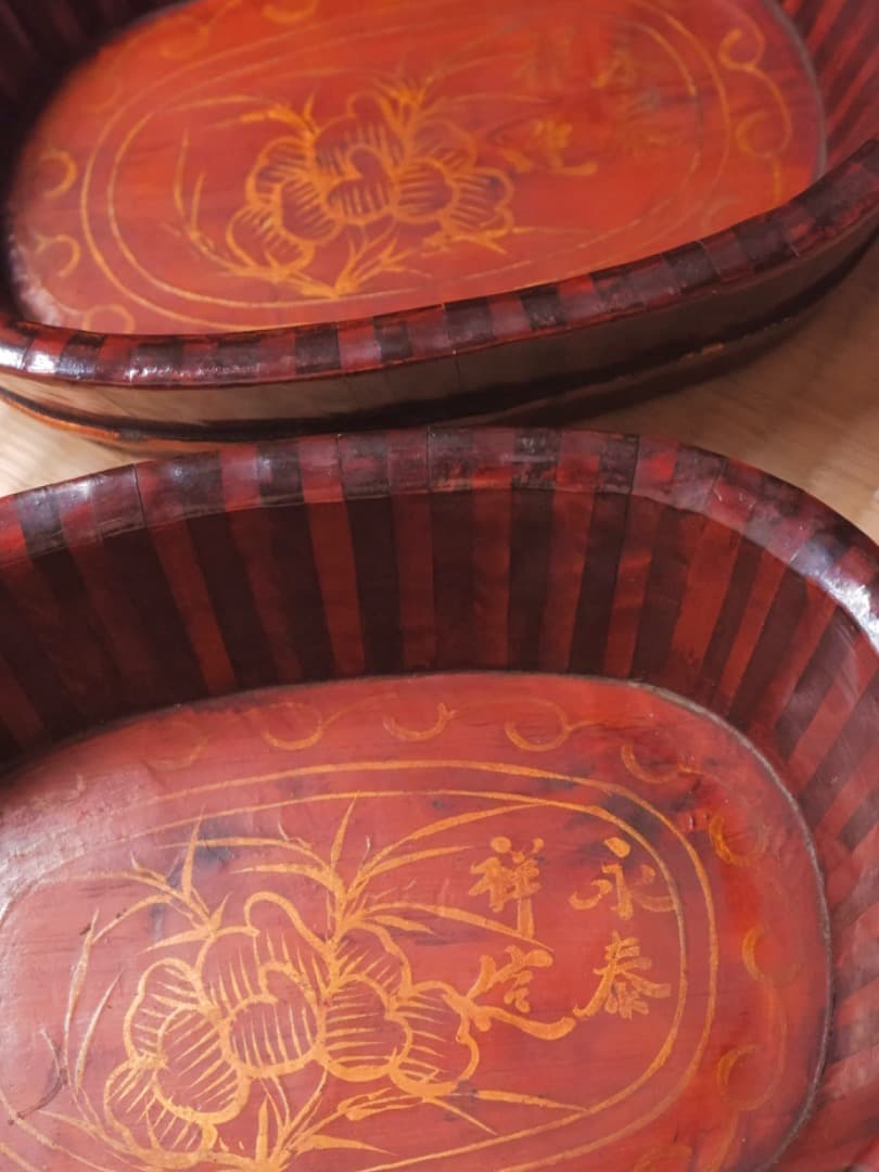 永辰祥造 唐木 寄木煙草盆 漆工芸 箱付 煙道具 茶道具Q2330 - メルカリ