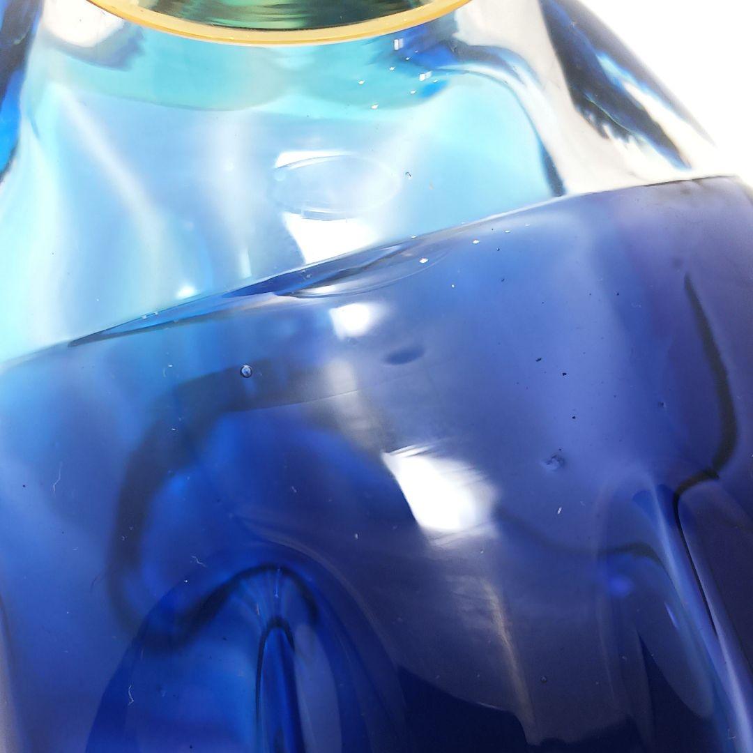 Y2293-62 津軽びいどろ 秋村実 色ガラス デキャンタ 飾瓶 #1 - メルカリ