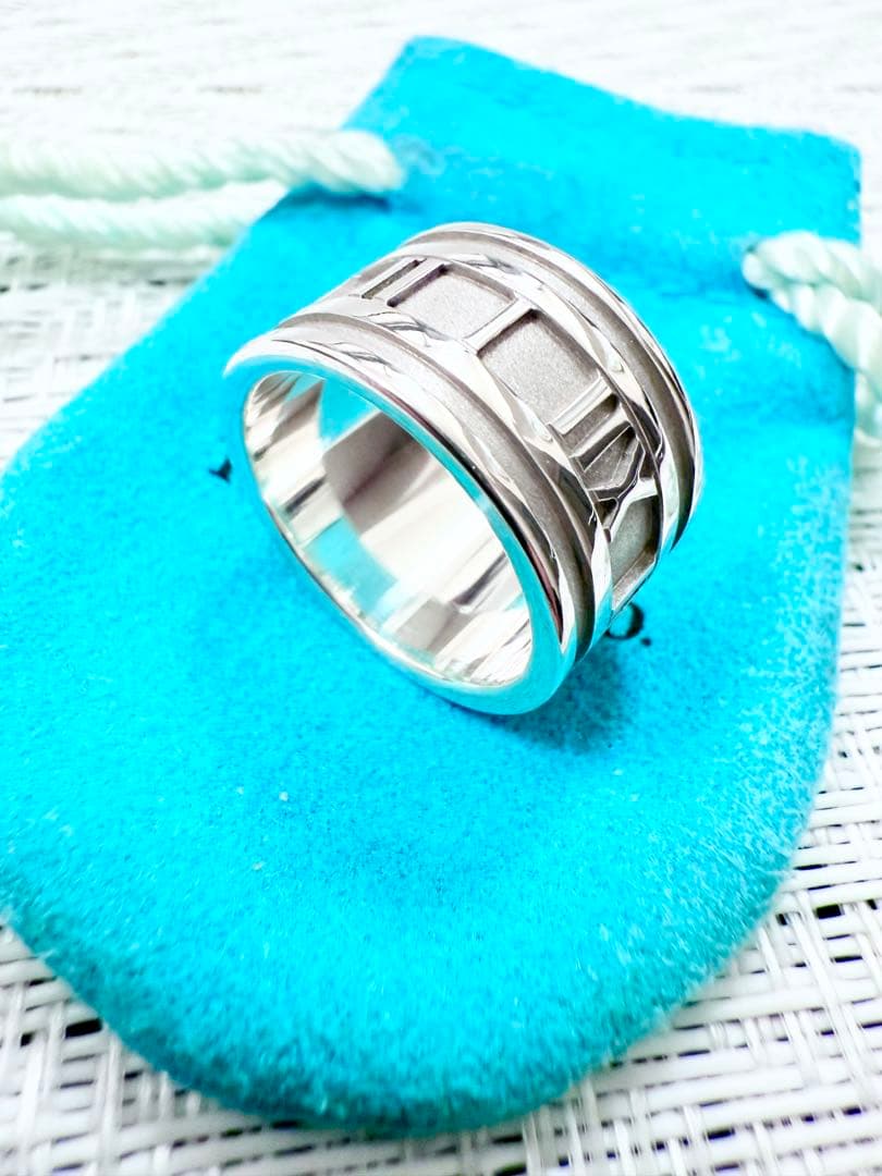 ティファニー　アトラス　ワイド　指輪　リング　14号　研磨仕上げ済み　925