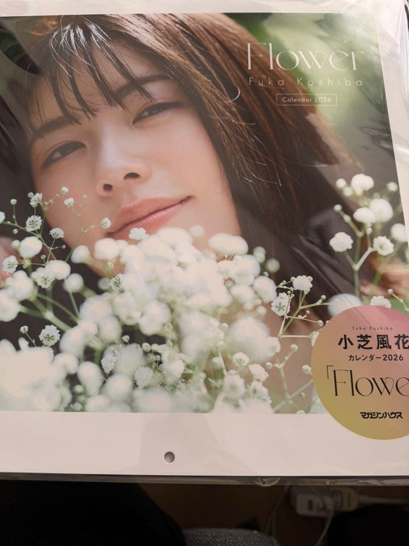 小芝風花カレンダー2026 Flower ポストカード&ステッカー付き 美品