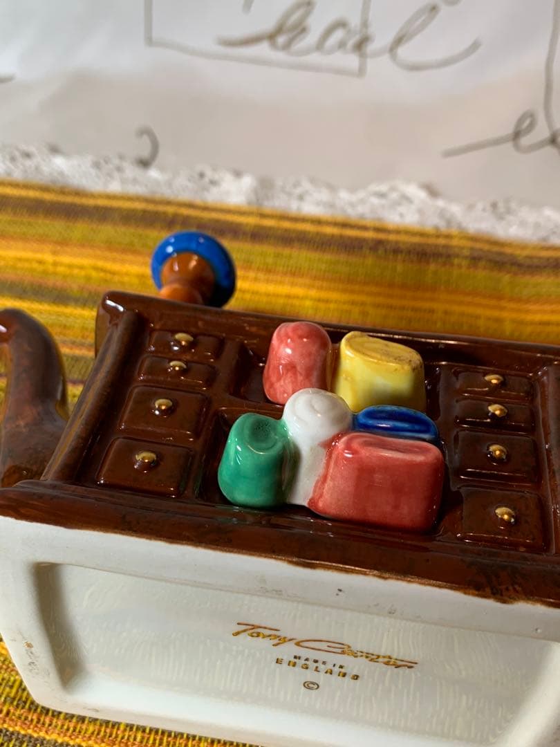 イギリス製 ビンテージのトニーカーターの可愛い服屋さんの手書きの