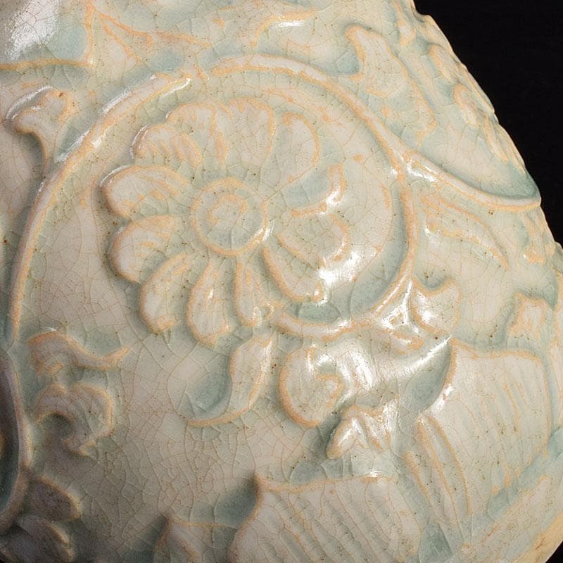 中国 影青 青白磁 花文 水注瓶 C 6980