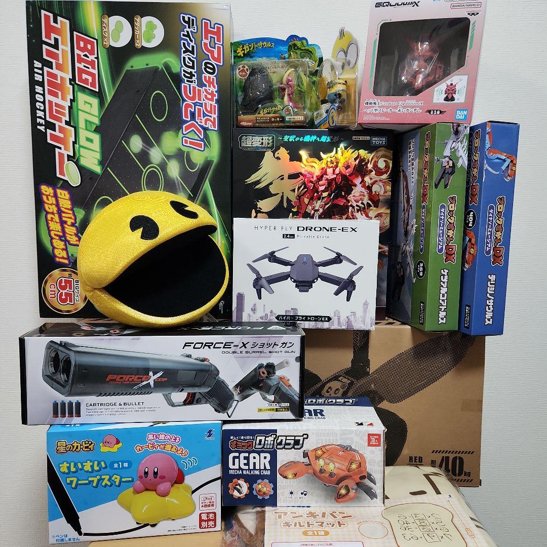 ②オモチャまとめ売り　エアホッケー　スクーター　ブロック　ショットガン　ドローン