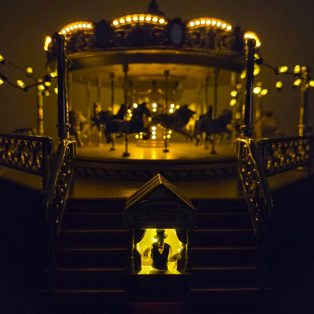 【完動品】ミスタークリスマス　カルーセル　ゴールドラベル　メリーゴーランド