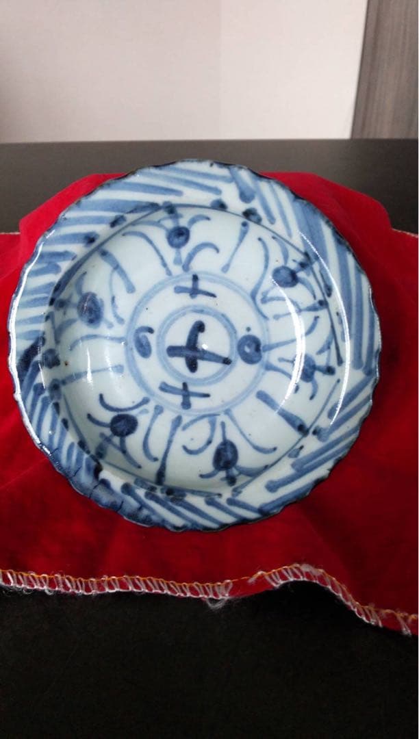 祭器 馬上杯 唐物 コンポート皿 清朝 中国美術 青花 古染付