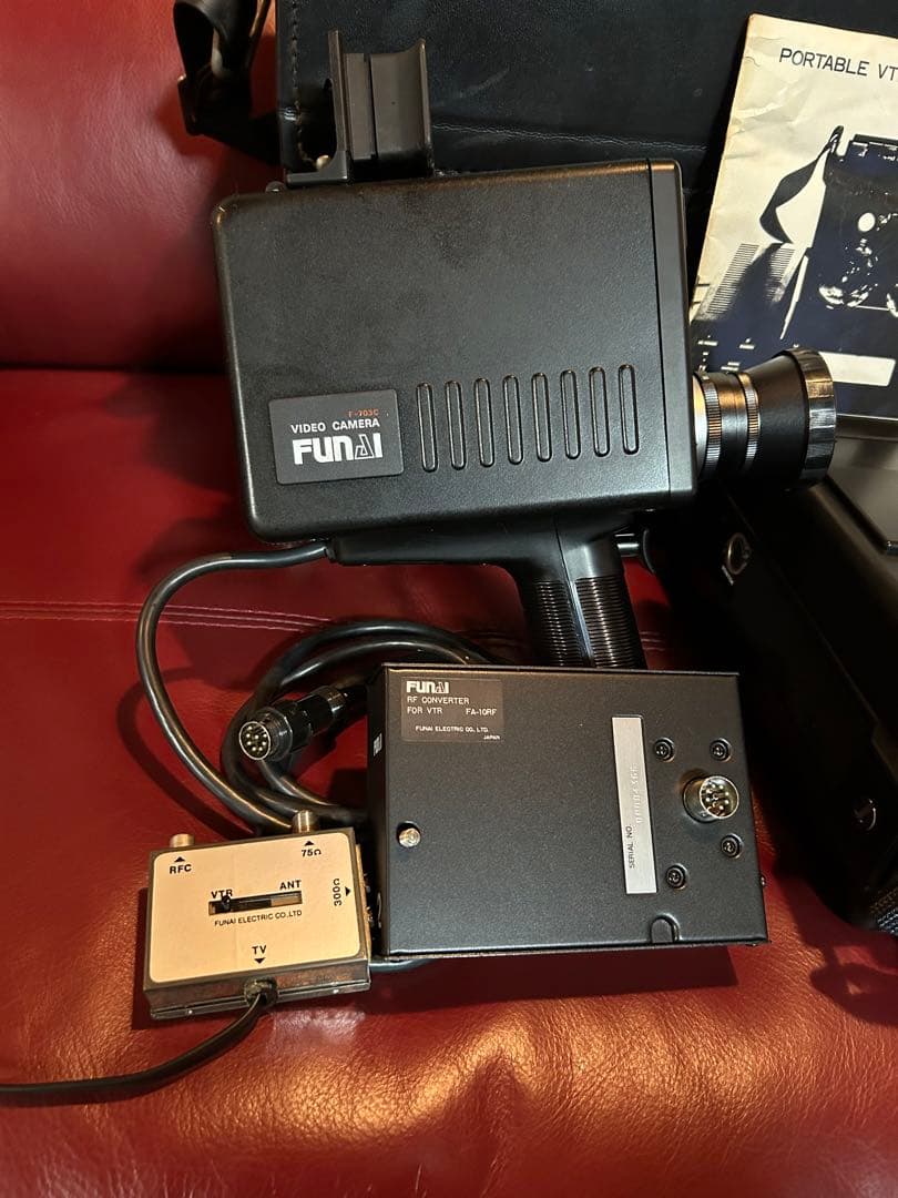 フナイ ポータブル VTR F-703V レトロ カメラ