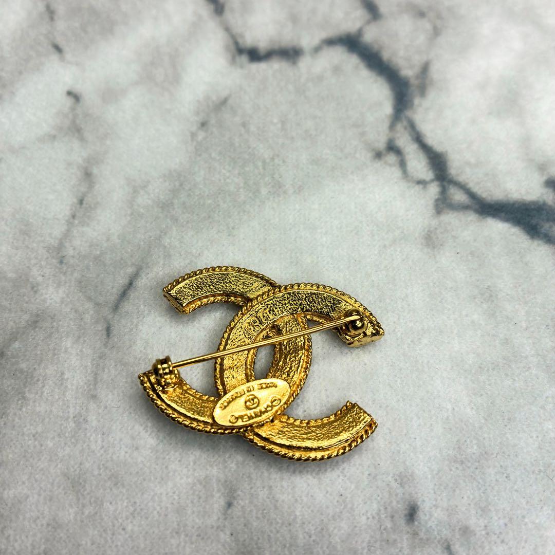 CHANEL 80s ヴィンテージ ココマーク ゴールド ブローチ フランス製