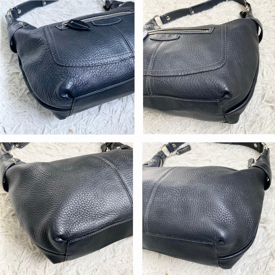 バッグ vintage coach old soho half moon black