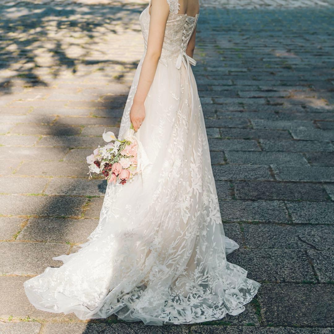 ドレスプロダクション オフショルダー フラワーレースドレス（W231）