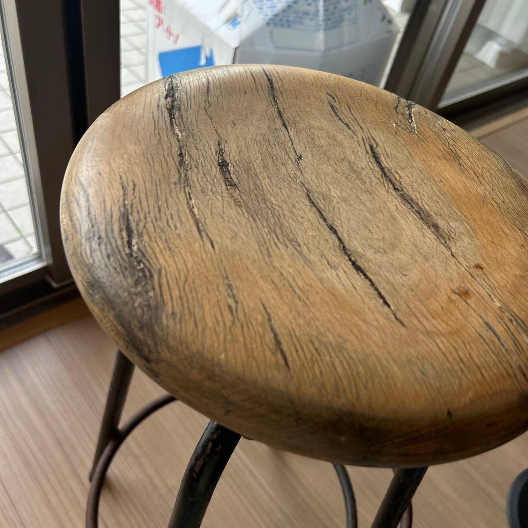 高さ調整可能 バースツール ヴィンテージ 西海岸