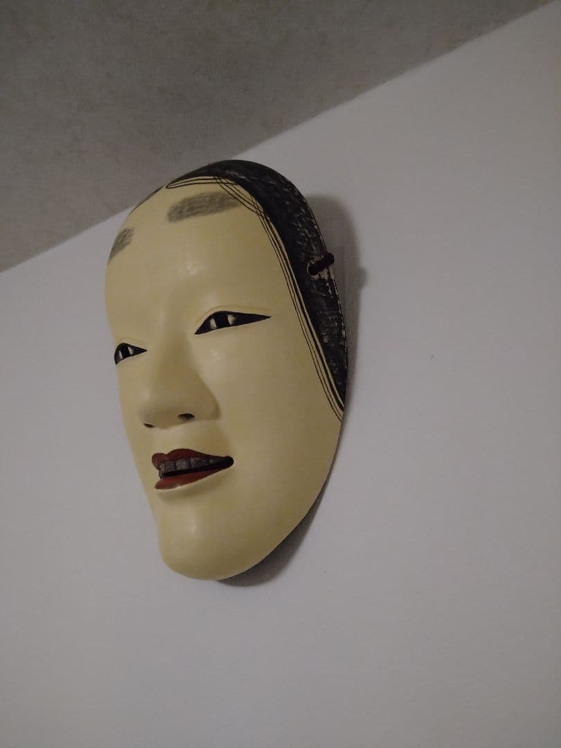 能面】 増女木製