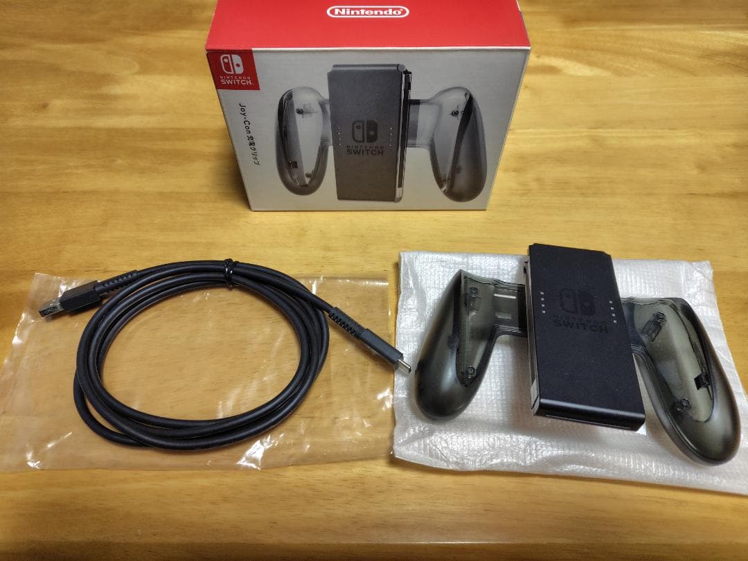 Nintendo Switch 本体 Joy-con グレー 充電グリップ