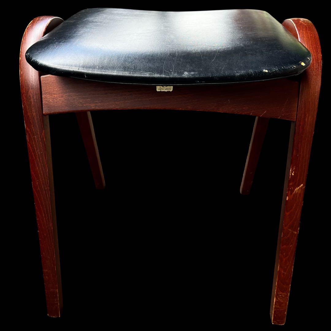 秋田木工 IDC大塚 No.202 剣持勇 スタッキングスツール 黒