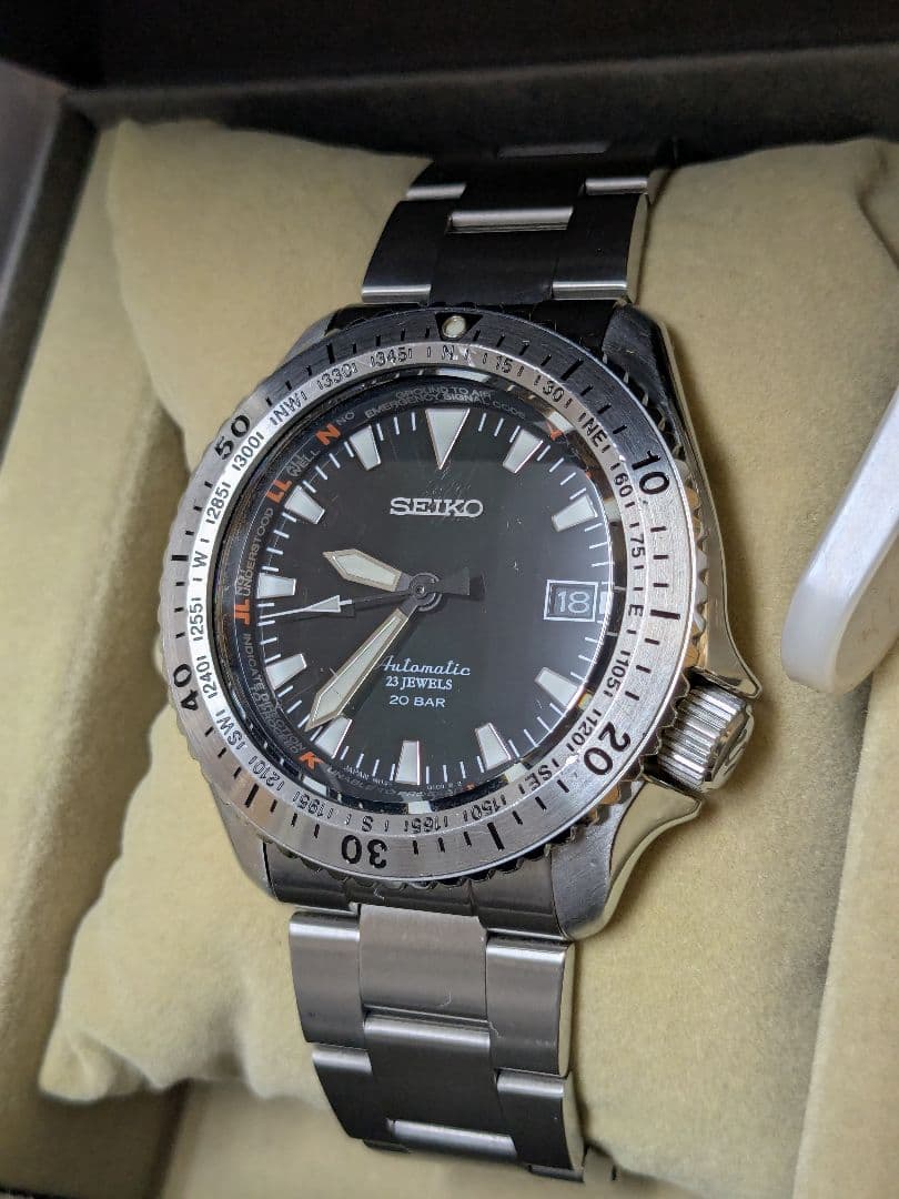 セイコー SARB059 6R15-01K0 アルピニスト 自動巻き 貴重！