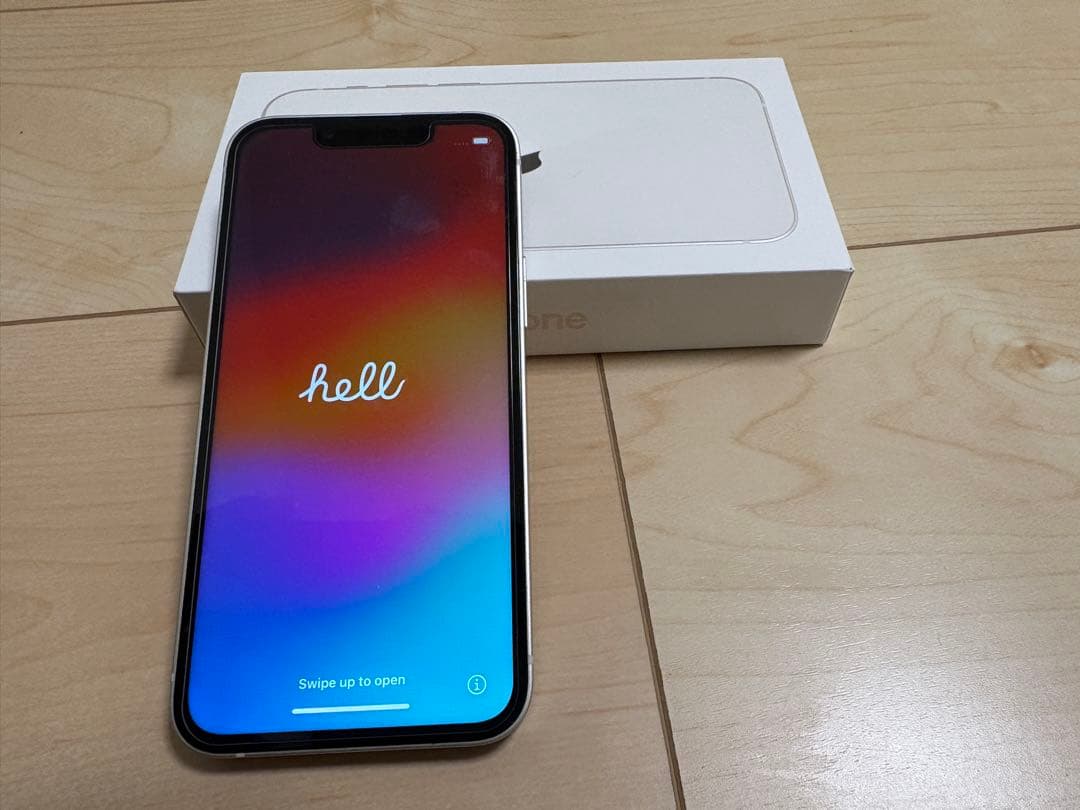 訳あり iPhone 13mini スターライト 128GB バッテリー90%