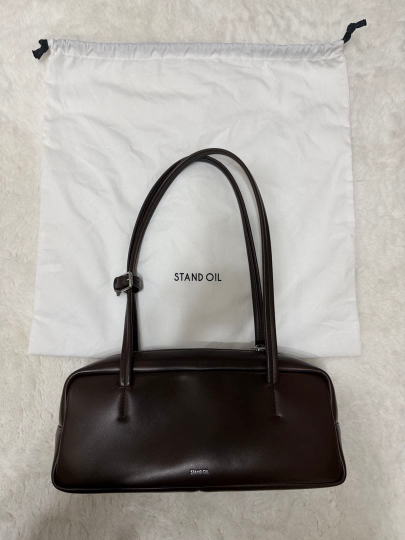 バッグ STAND OIL/MORE BAGUETTE BAG MARRON