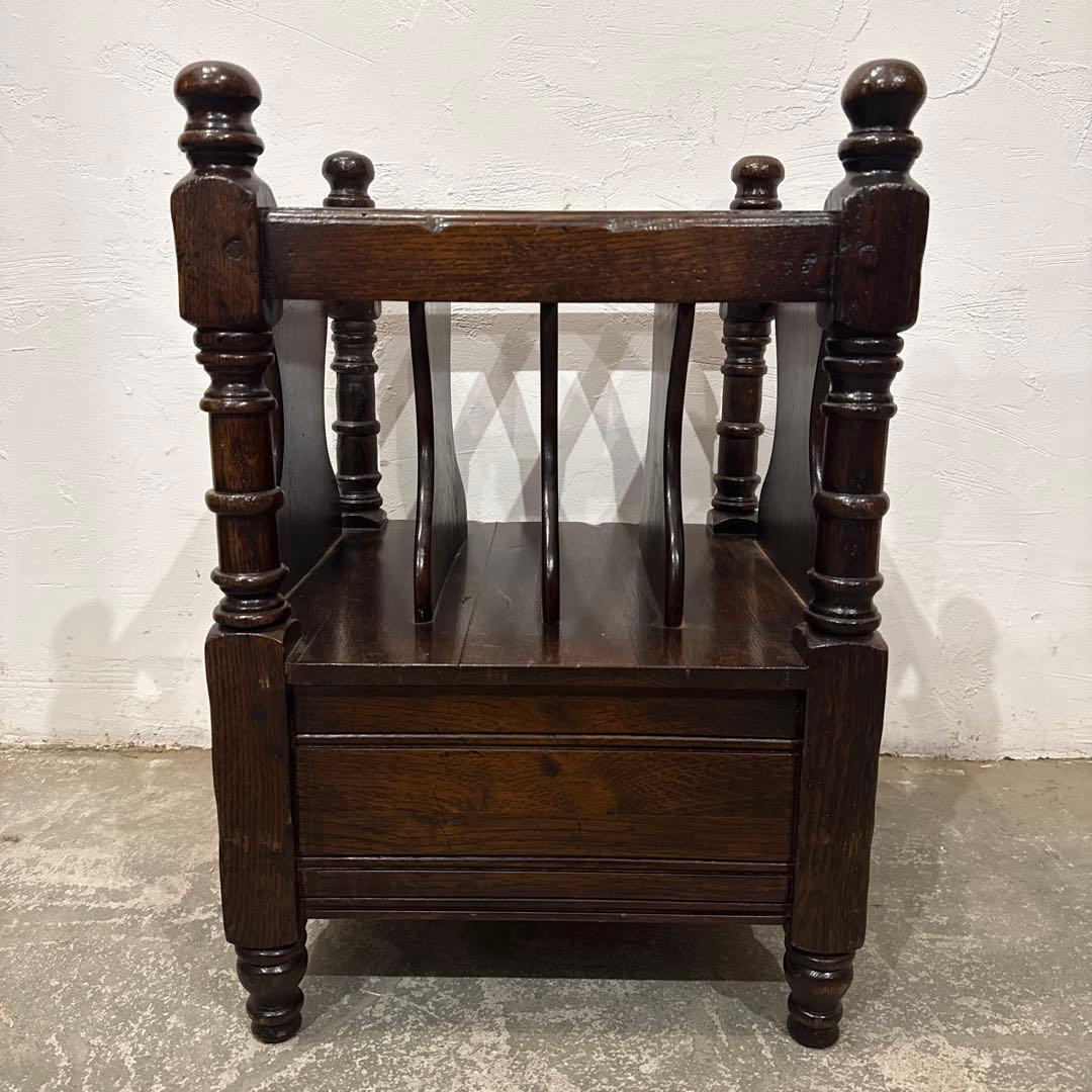 ヴィンテージ　マガジンラック　引き出し付き　1