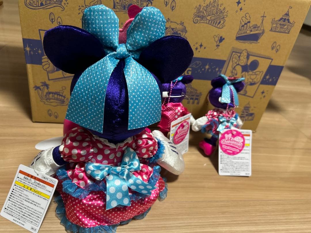 3点❤︎ ディズニーランド パルパルーザ ミニーぬいぐるみ ミッキー ミニーぬいば