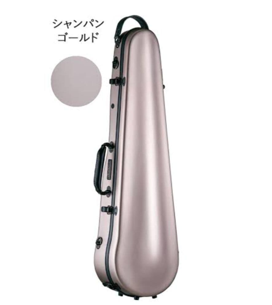 新品　カーボンマックCFV-2S シャンパンゴールド バイオリンケース