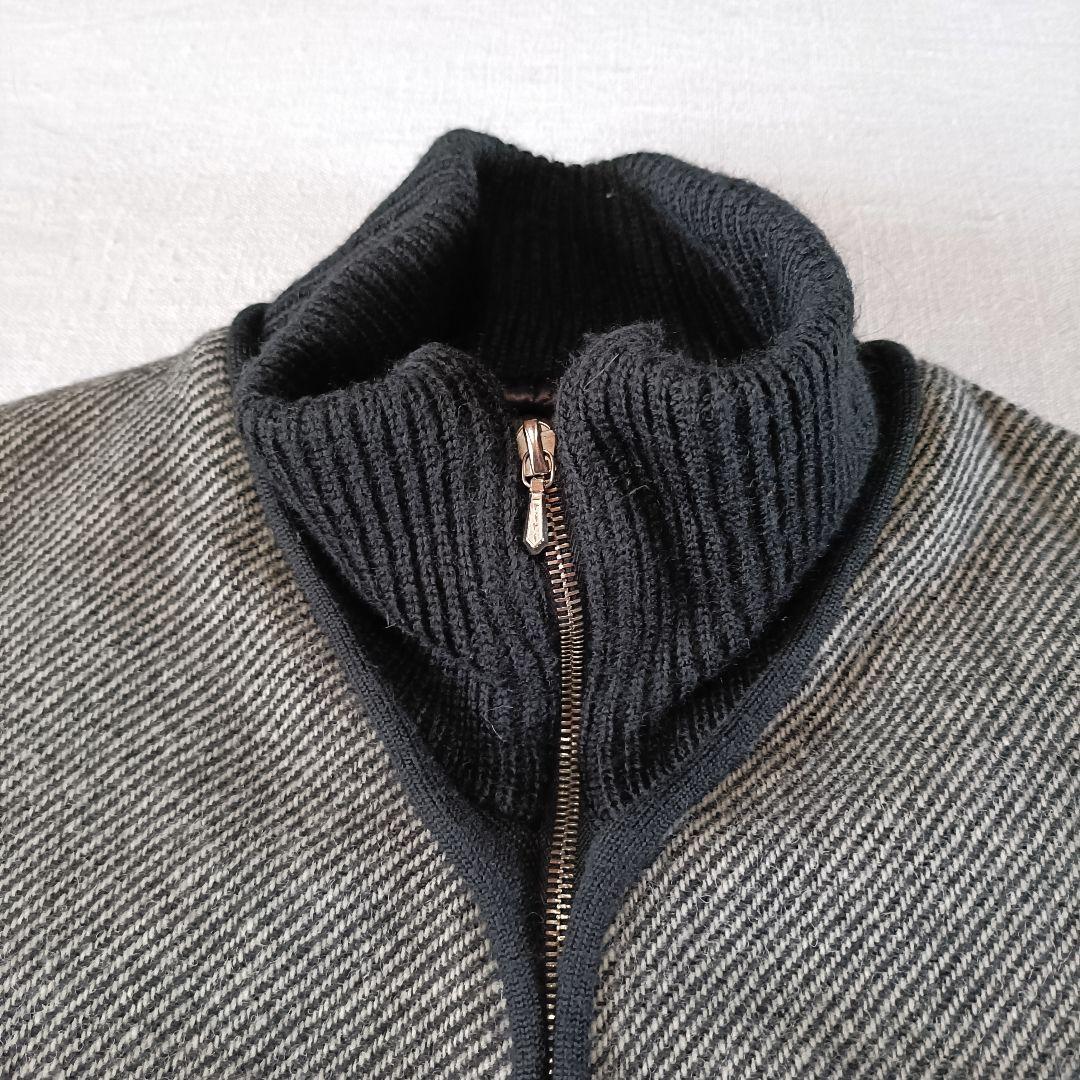 90s フランス製 agnes b ツイードウール ジップブルゾン - メルカリ