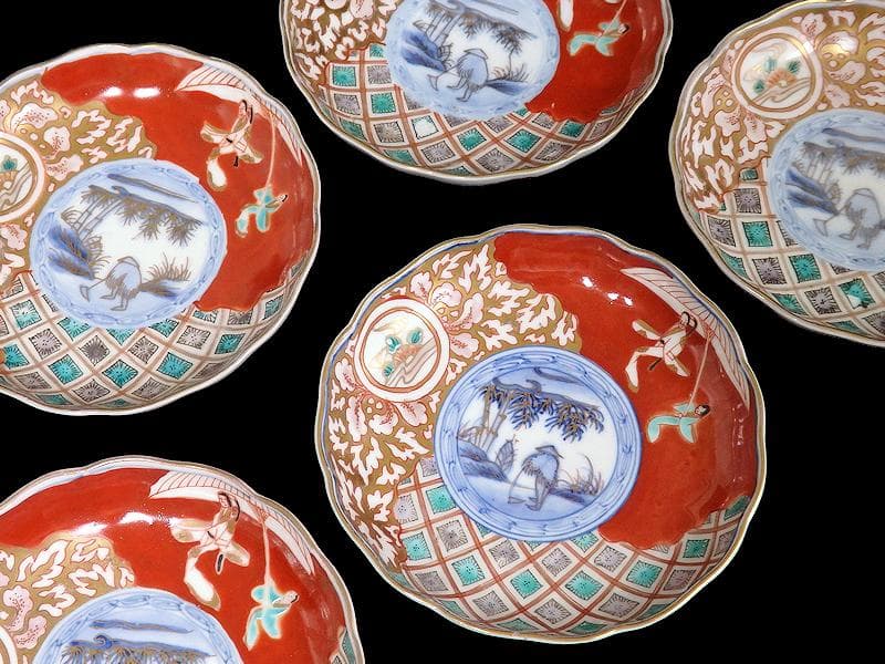 418B 江戸 御所人形 童子 人形 鶴 時代 高さ9㎝