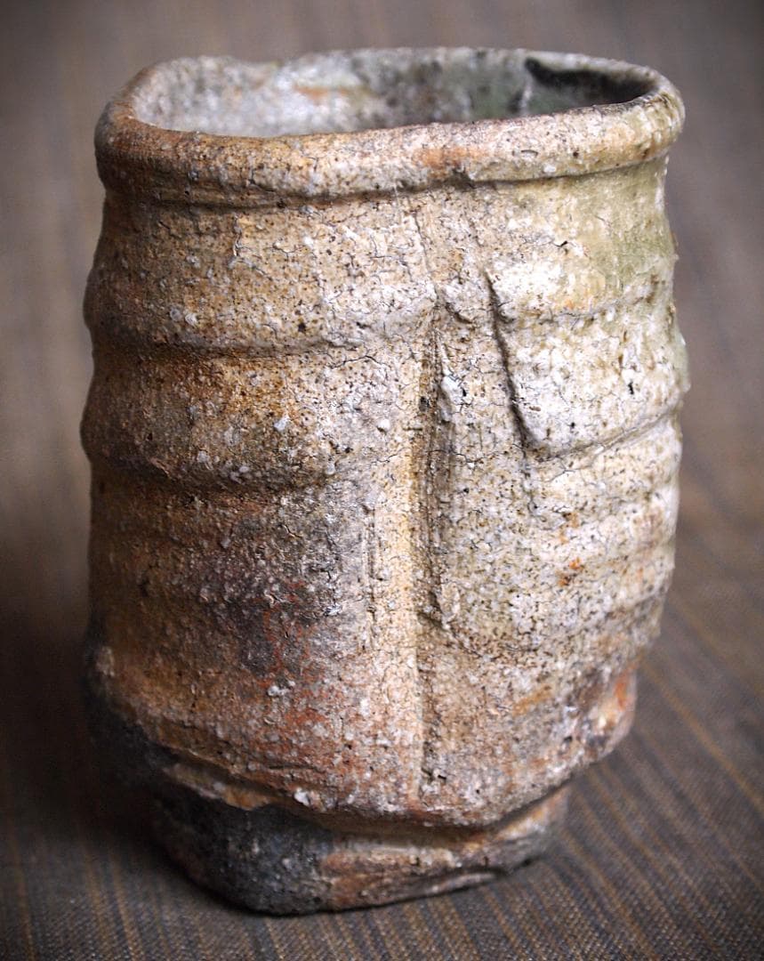 人気作家☆谷本貴【師：師：森正・谷本景】伊賀(窯変）湯のみB