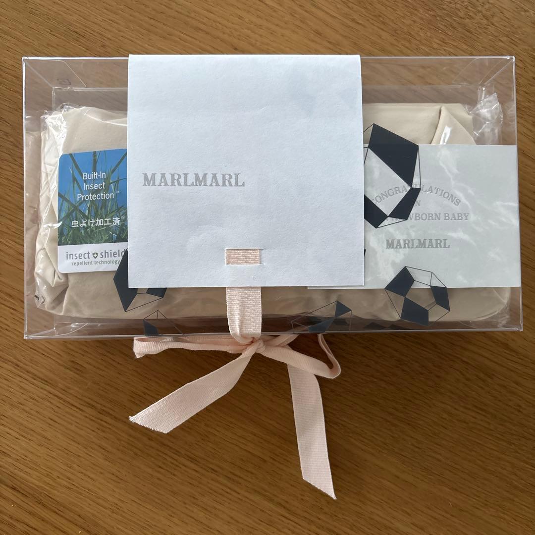 【新品未使用MARL MARL】マールマール　プレイウエア　アイボリー80