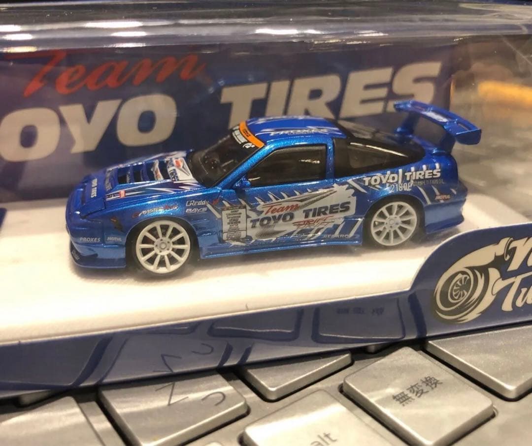 ミニカー Toyo Tires 180SX micro turbo 1/64