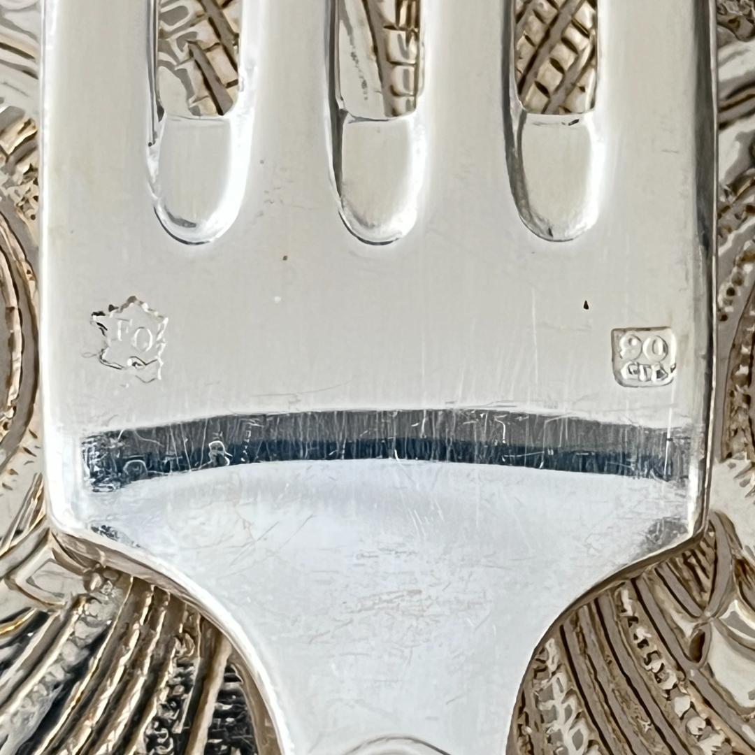 【仏蘭西】 パールとアカンサスのディナーセット 6名用24本【シルバープレート】