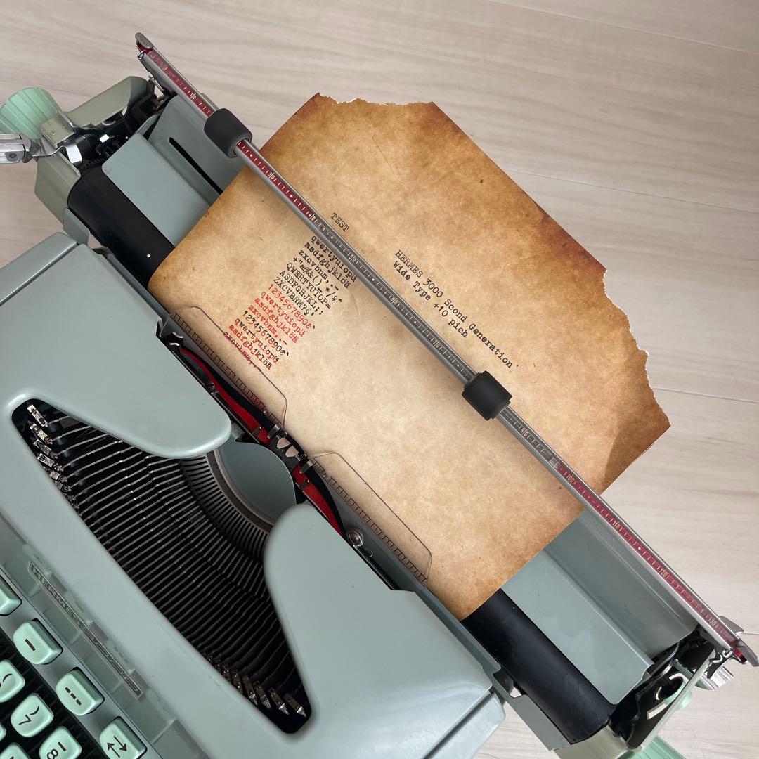 ■レストア・動作確認済■エルメス タイプライター 3000 ワイドタイプ 文字大