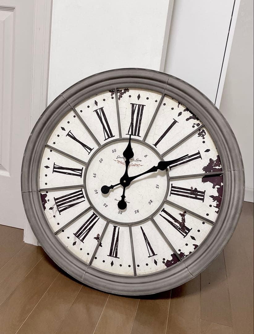 コベントガーデン　ルーヴルラージクロック　アンティーク　壁掛け時計　インテリア