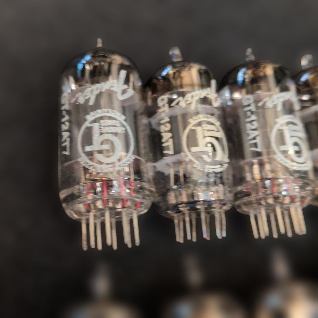 Fenderロゴ 12AX7 12AT7 中古真空管 10本セット Fenderロゴ 12AX7