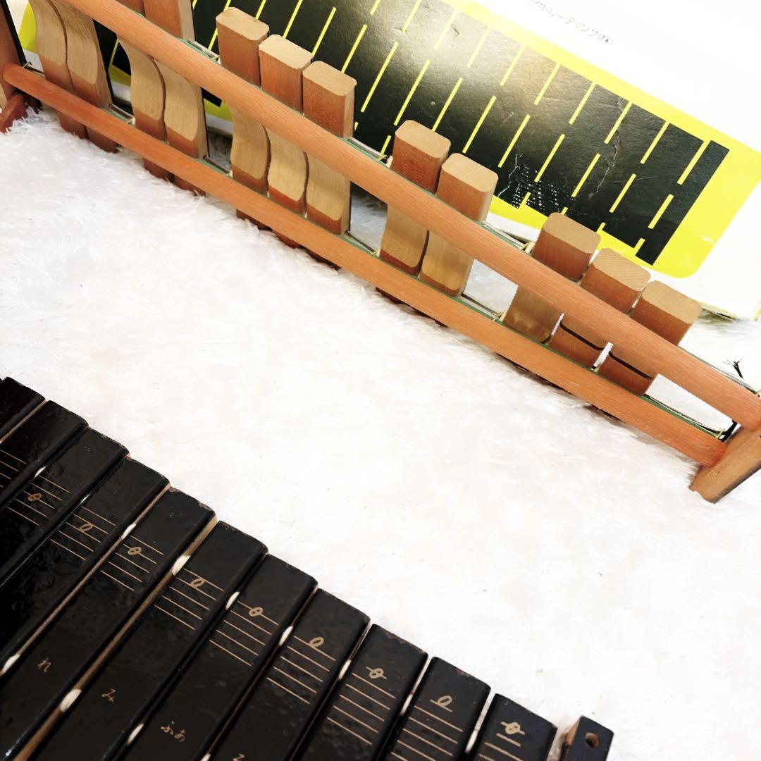YAMAHA 卓上木琴 No.185 楽器 ヤマハ 木琴 30音 半音 - メルカリ