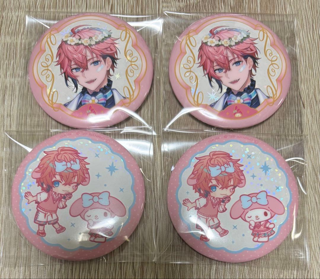 にじさんじ 赤城ウェン サンリオコラボ 缶バッジ - メルカリ