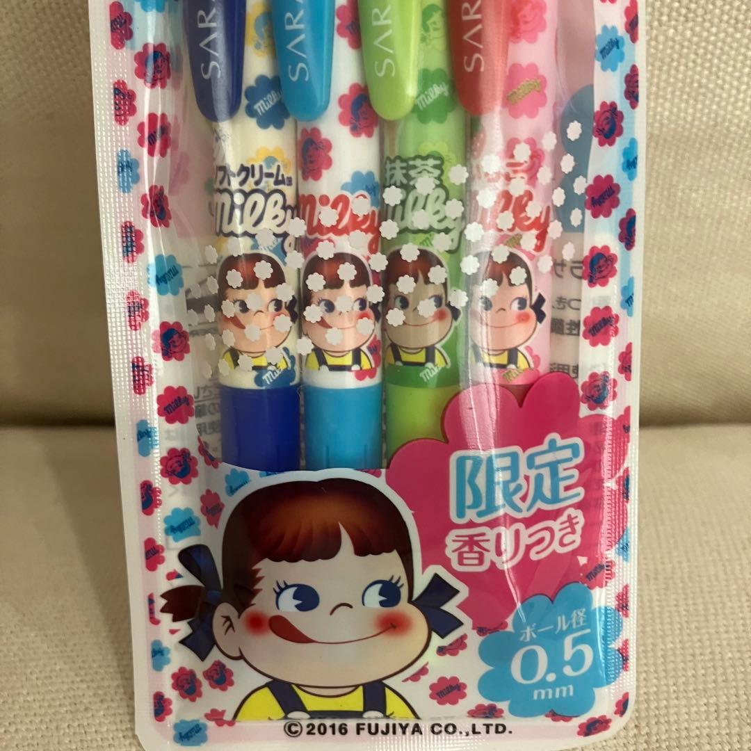 激レア品】ZEBRA SARASA×不二家 ミルキーボールペン ペコちゃん