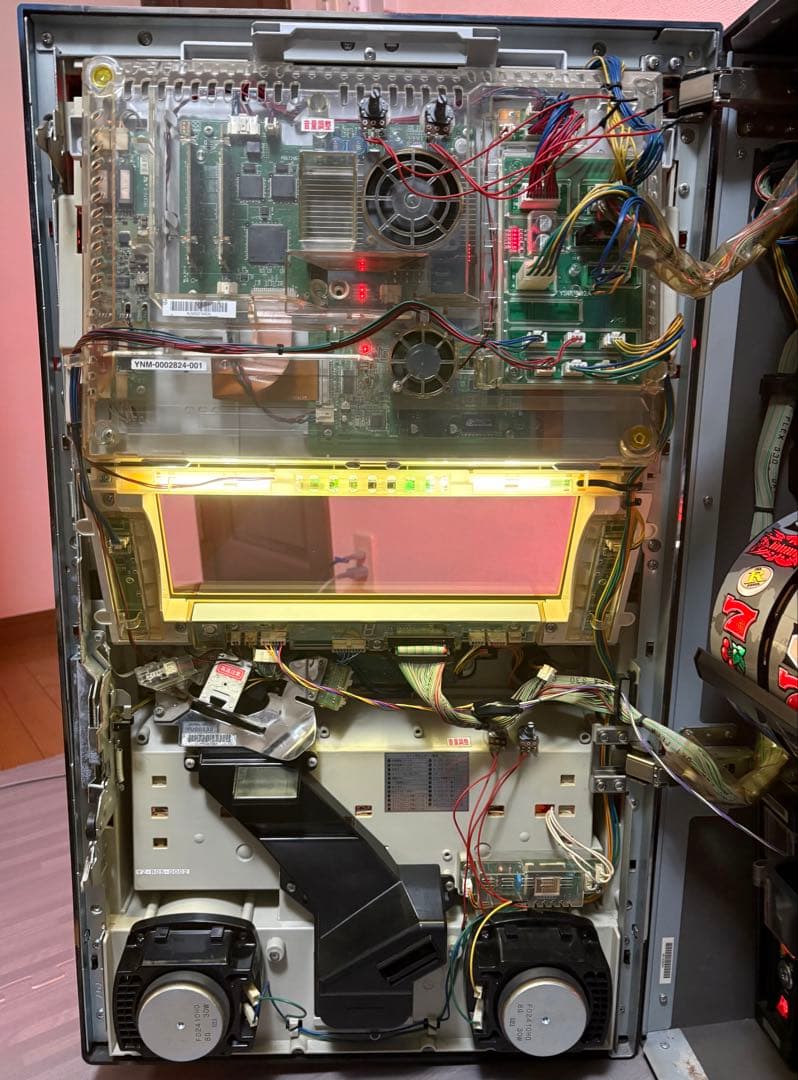 液晶難あり】パチスロ 山佐 初代バイオハザード コイン不要機付き