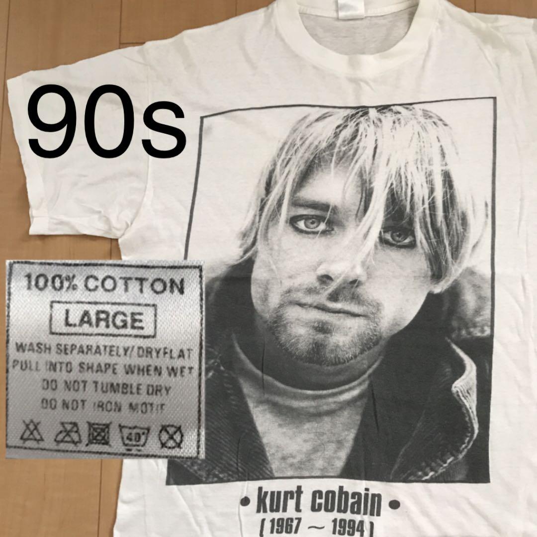 追悼 カートコバーン kurt cobain 90年代ヴィンテージ Tシャツ - メルカリ