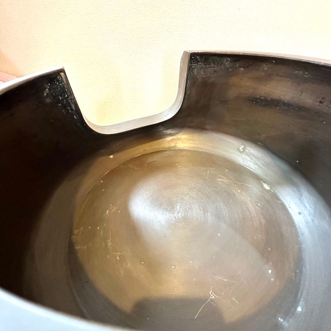 ♦︎未使用品♦︎茶道具 唐銅？面取り風炉 虫喰い 五徳 風炉 - メルカリ