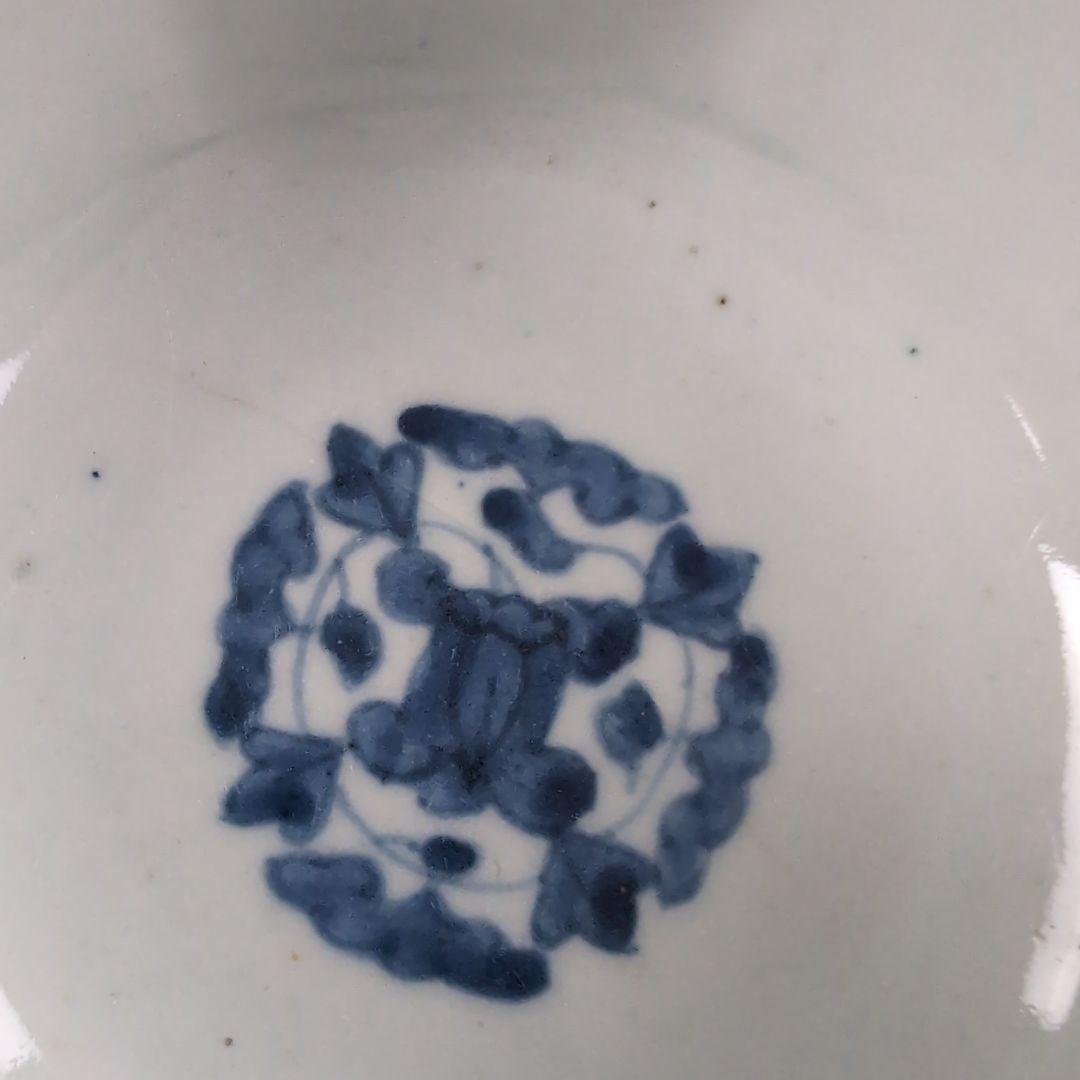 古伊万里深鉢 古伊万里南蛮人文深鉢色絵南蛮人文深鉢 伊万里