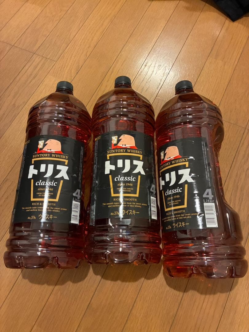 トリス クラシック 4000ml 　３本 楽天市場】ウイスキー サントリー トリス＜クラシック＞ 4Lペット