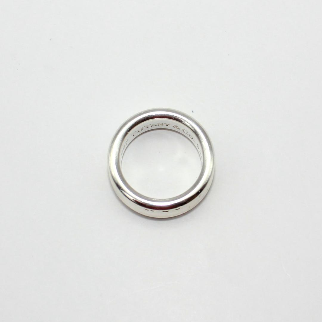 美品 Tiffany&Co. アクセサリー 1837 ナロー リング 8号