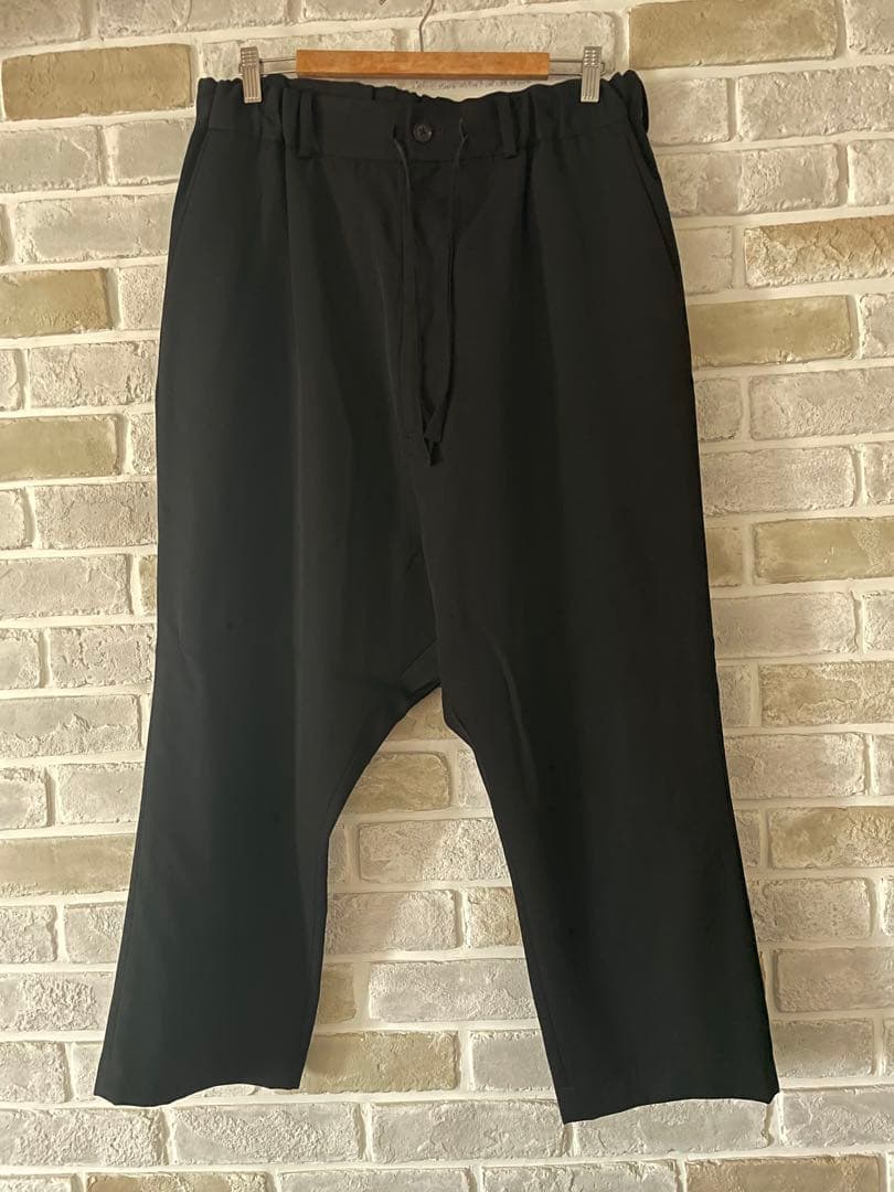 Yohji Yamamoto Pour Homme ドロップヒップパンツ Yohji Yamamoto POUR HOMME AW19 Pleated Drop-crotch Balloon Pants A