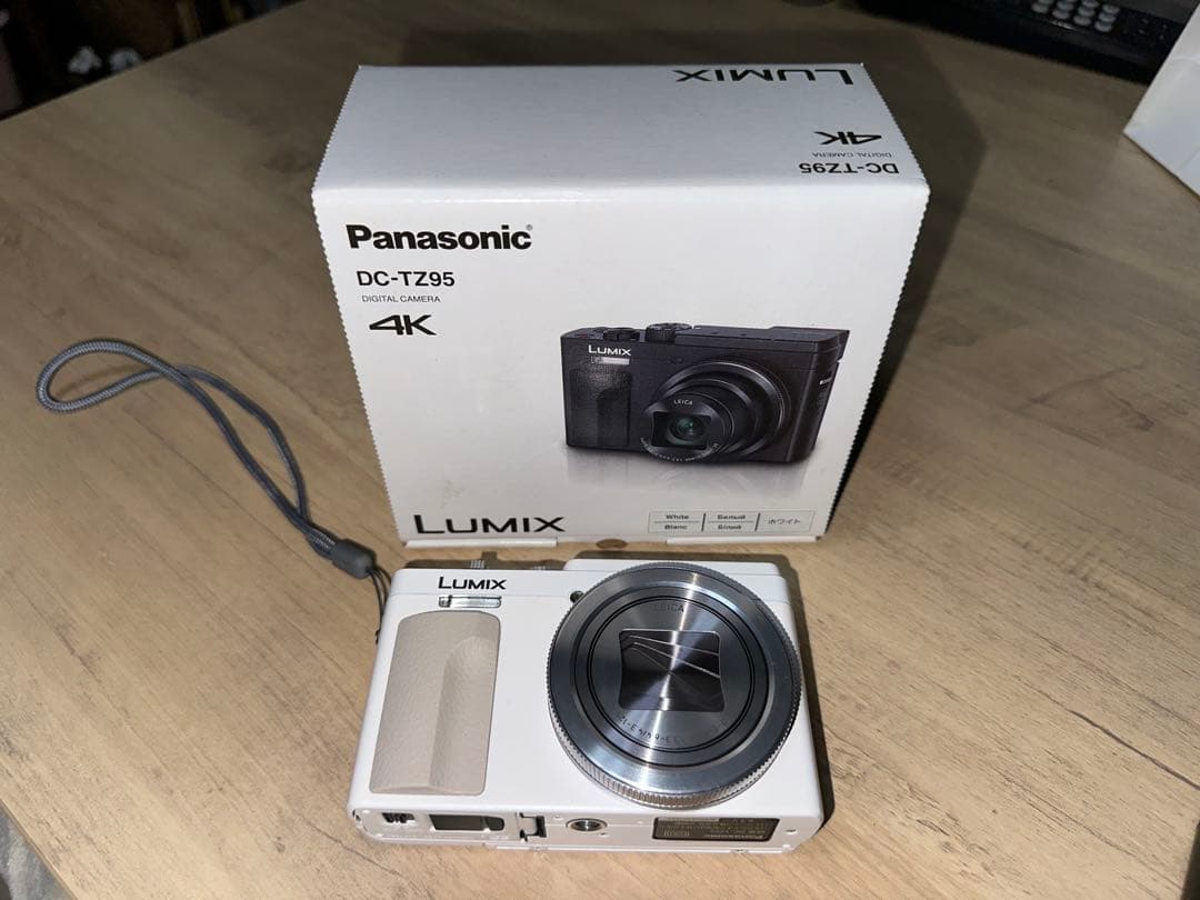 Panasonic DC-TZ95 ホワイト 4K対応 コンデジ