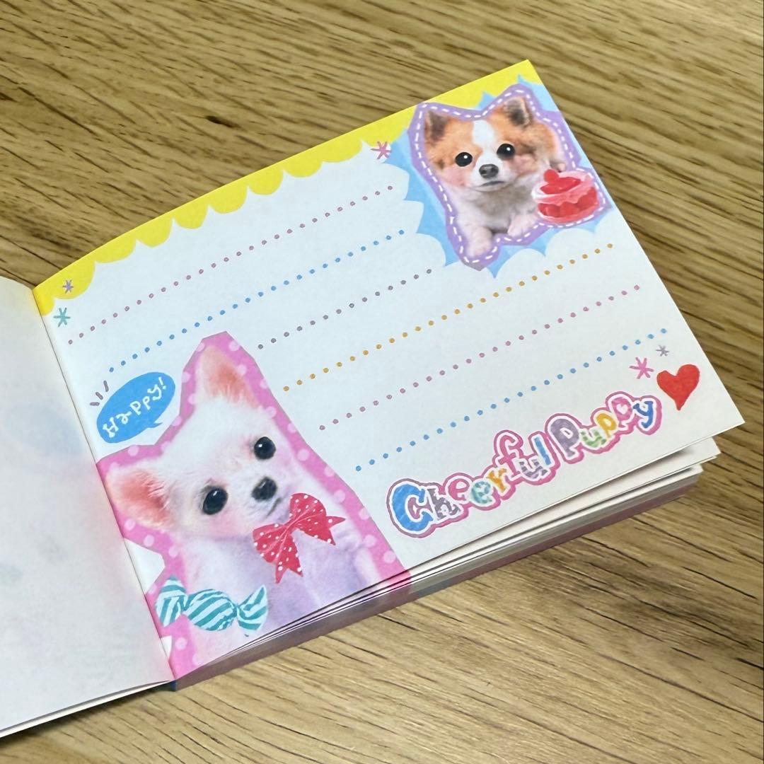 新品未使用☆激レア✨わんこ ミニメモ帳 平成レトロ カミオジャパン