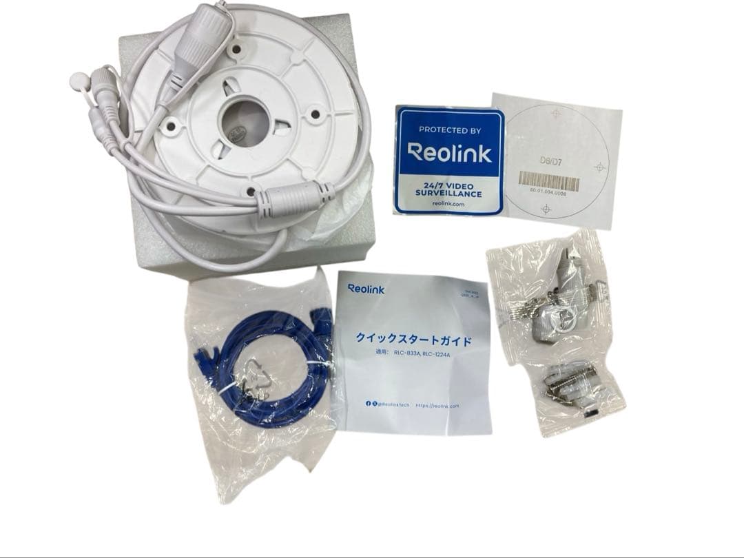 開封未使用】 REOLINK 防犯カメラ 12MP PoE給電 有線接続 防犯