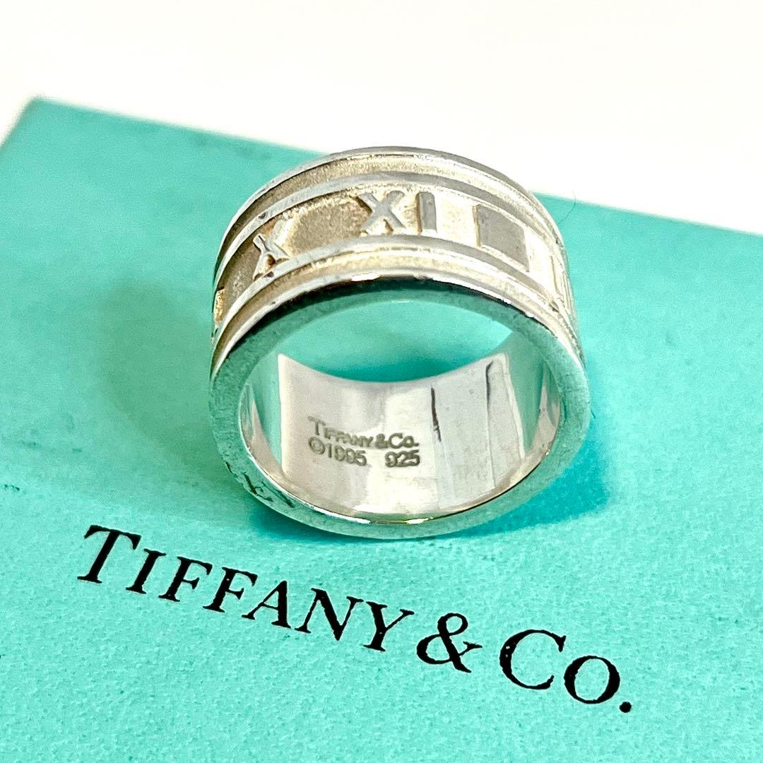ティファニー アトラスリング ワイドリング ワイド リングシルバー925 14号