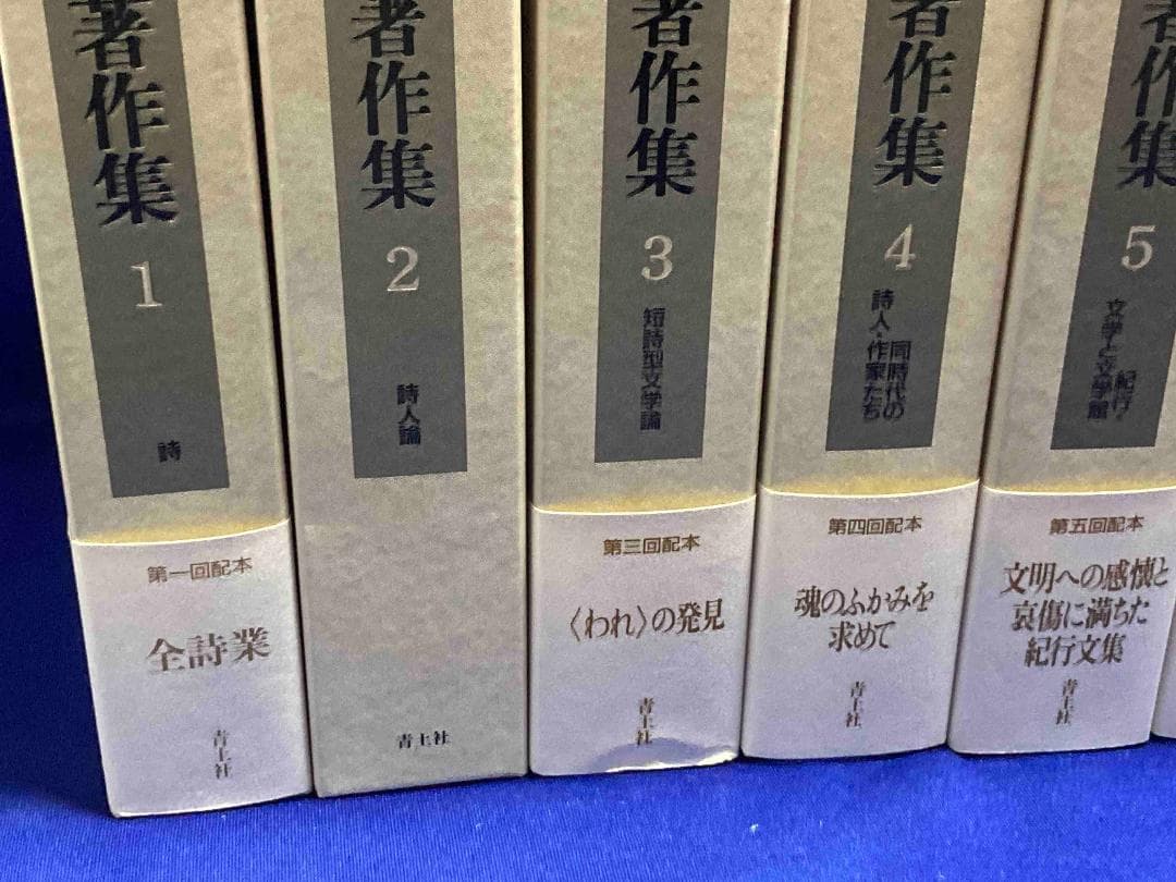 専用　中村稔著作集 全6巻揃◆中村稔、青土社、2004年/X876